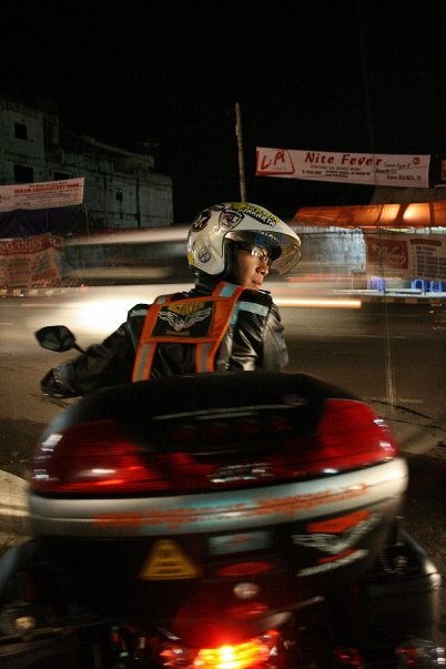 Indonesian guy on a bike