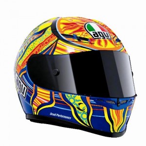 Valentino Rossi Five Continents Replica Helmet