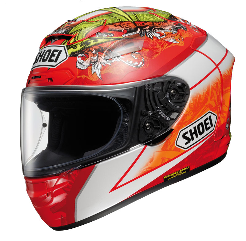 Shoei X-Spirit II Bautista Red TC1