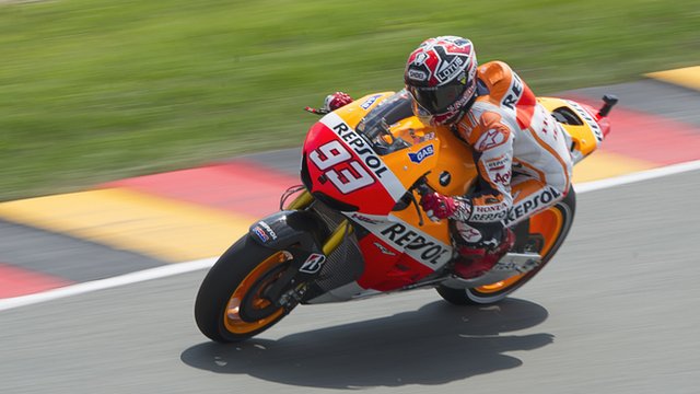 Marc Marquez Sachsenring July 20123