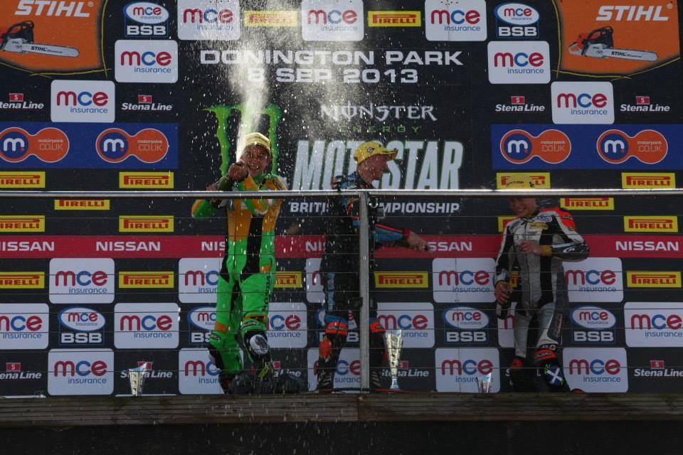 Taz Taylor Racing Podium Donington