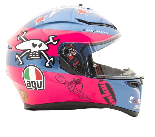 agv k3 guy martin 2015 K1 Full Face Replica Motorcycle Helmet Size MS Automotive AGV K3 / K3-SV Guy