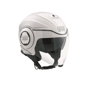 AGV Fluid Radius White / Silver