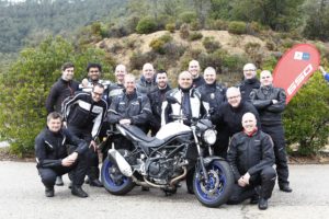 Suzuki SV650 Spain Test Run Group Photo