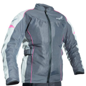 RST Gemma 2 Ladies Vented Jacket - Gun Metal / Pink