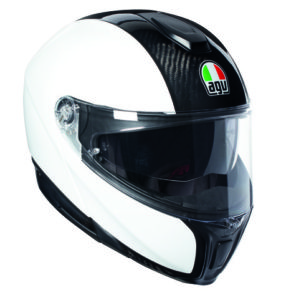AGV Sport Modular Mono Gloss Carbon White