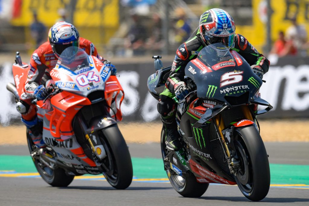 2018 MotoGP Le Mans - Battle For First Place